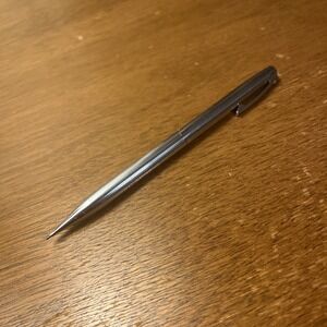 Vintage Sheaffer Chrome Twist Mechanical‎ Pencil - White Dot